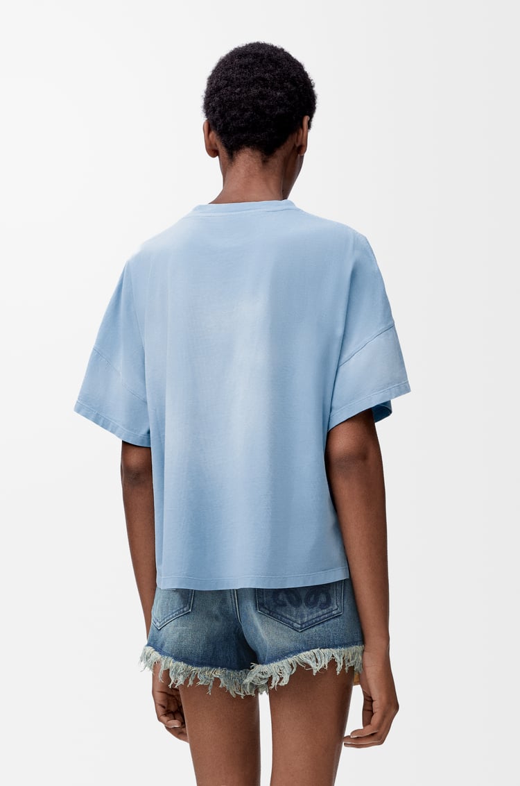 LOEWE Camiseta en algodón Azul Cielo