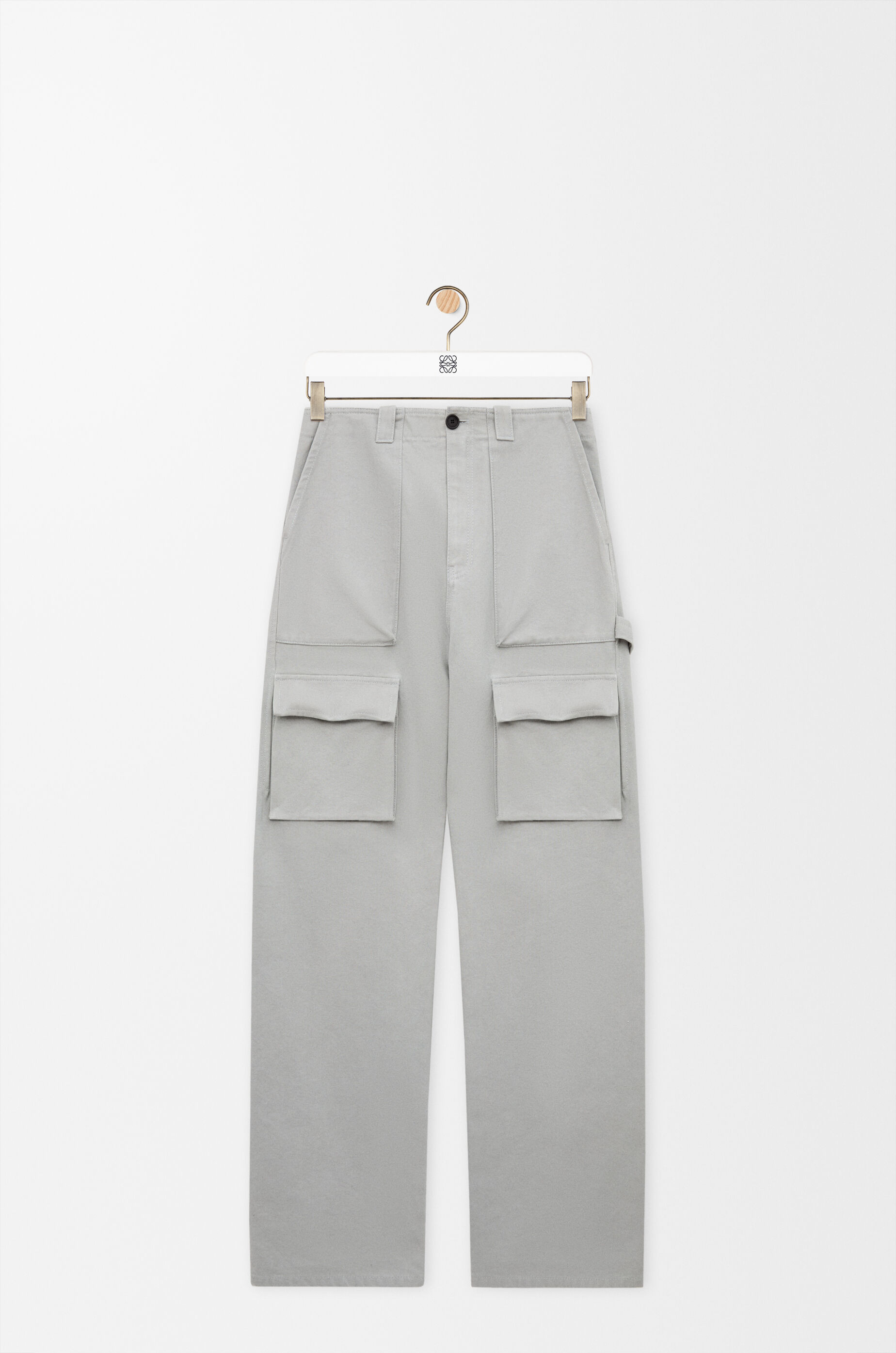 Cargo trousers in cotton Grey - LOEWE USA Official Website