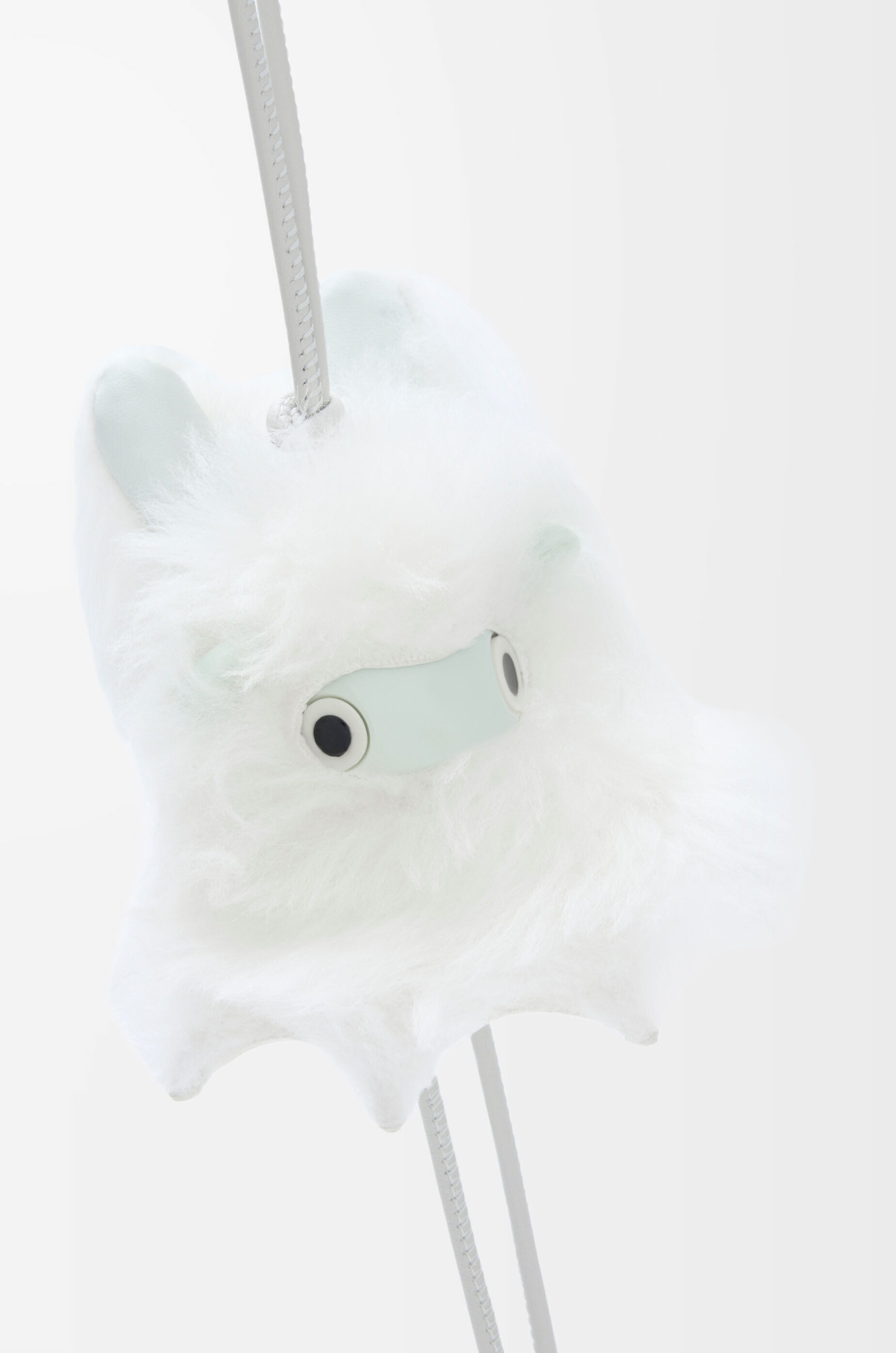 Snow Bunny charm in shearling White - LOEWE
