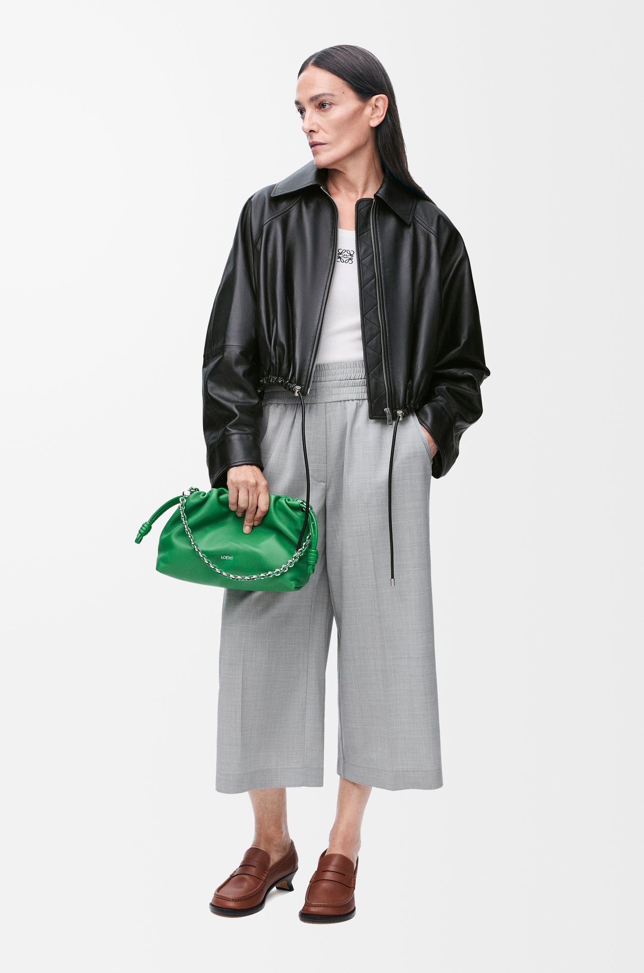 LOEWE Balloon jacket in nappa lambskin Black