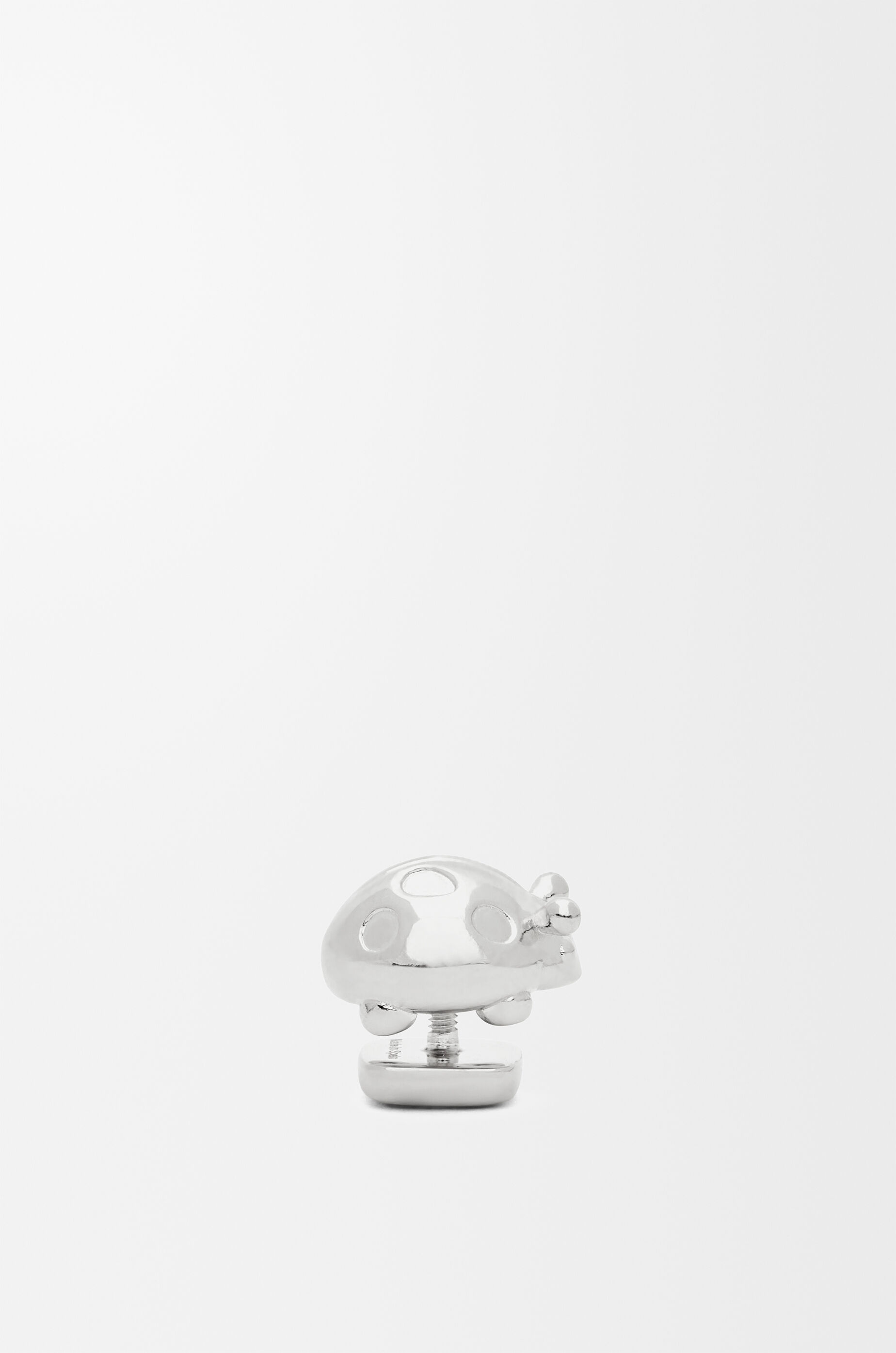Ladybug pin in brass Silver - LOEWE