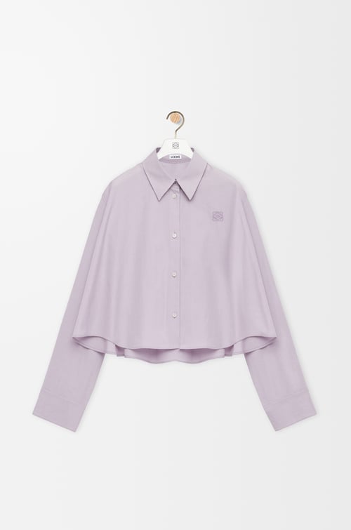 LOEWE Trapeze shirt in cotton Lilac