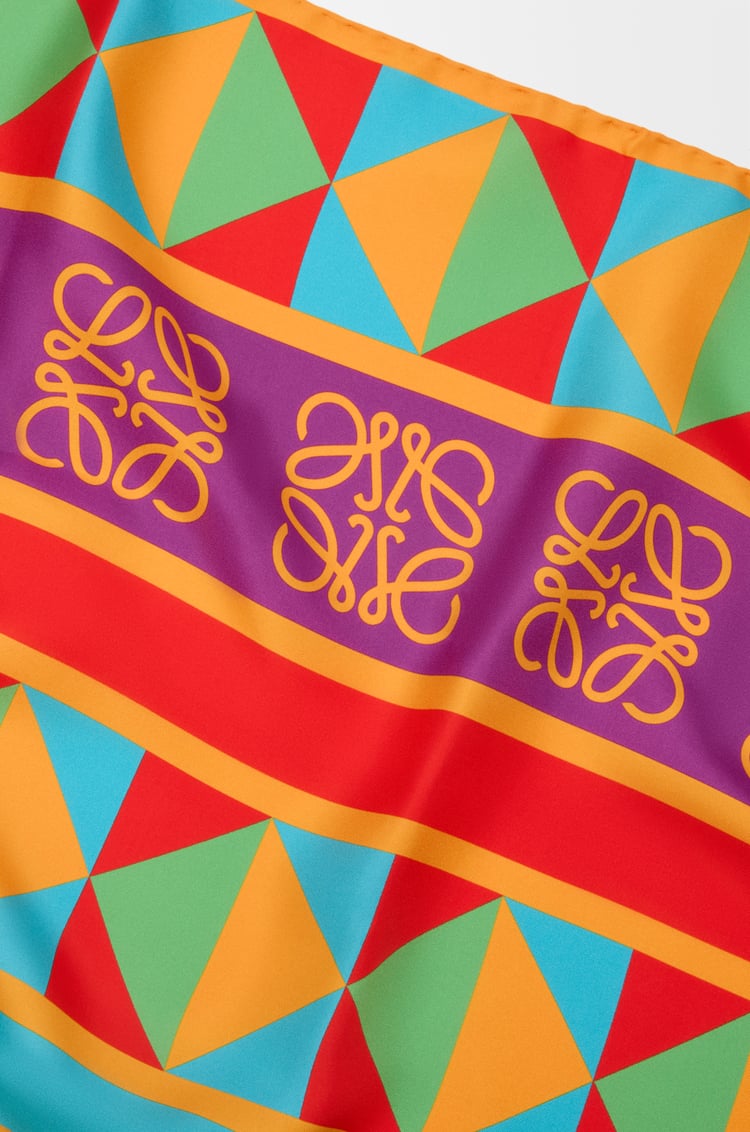 LOEWE Scarf in silk Multicolor