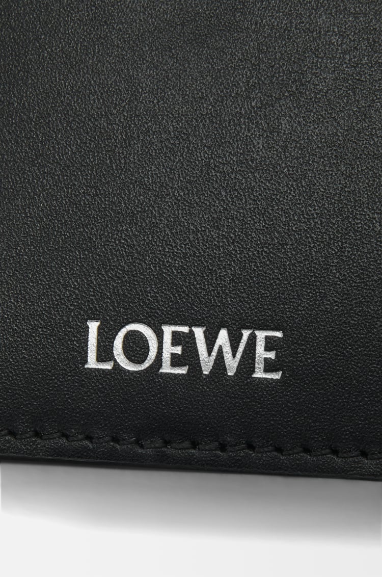 LOEWE Cartera larga en piel napa de ternera Negro/Caqui Oscuro
