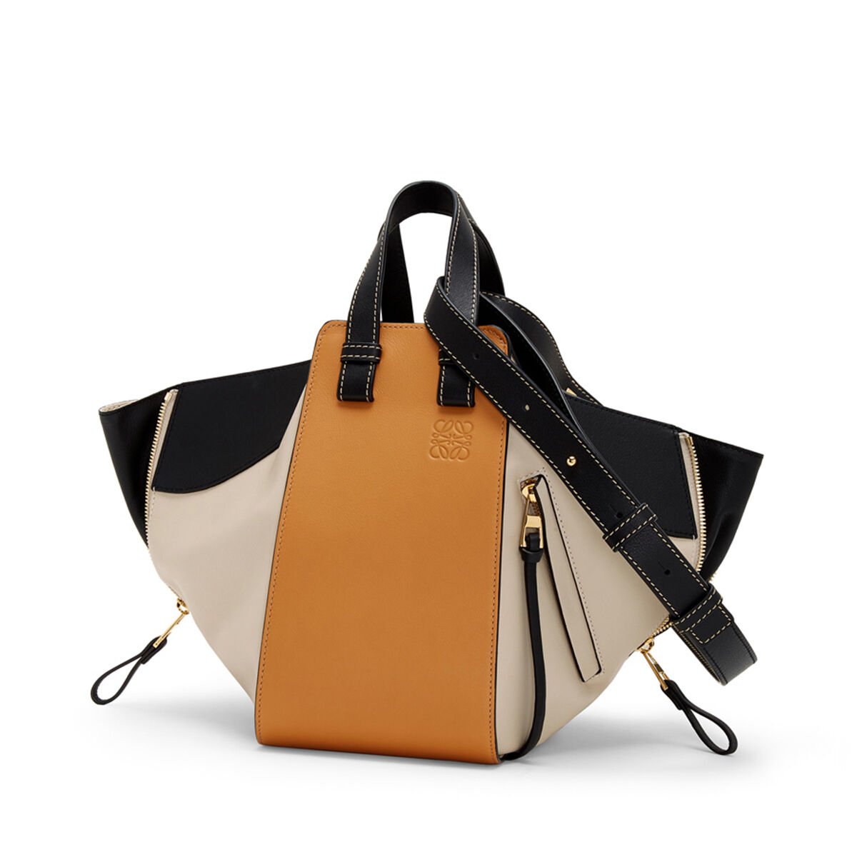 Hammock Small Bag Amber/Light Oat LOEWE