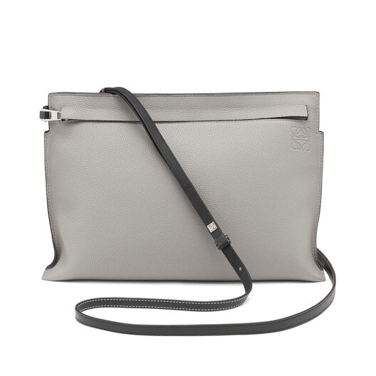 LOEWE T Pouch Bag Smoke Grey/Anthracite LOEWE T Pouch Bag Smoke Grey/Anthracite all