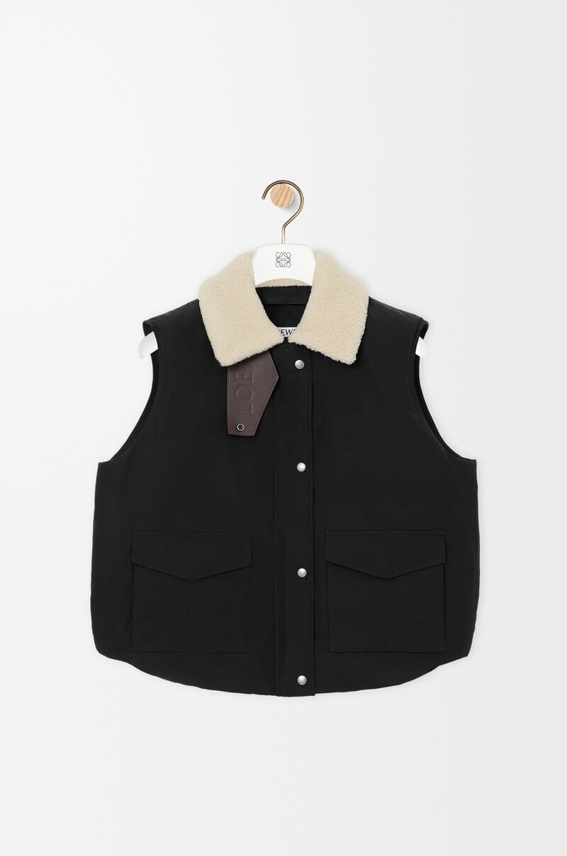 Sleeveless vest in technical cotton by LOEWE