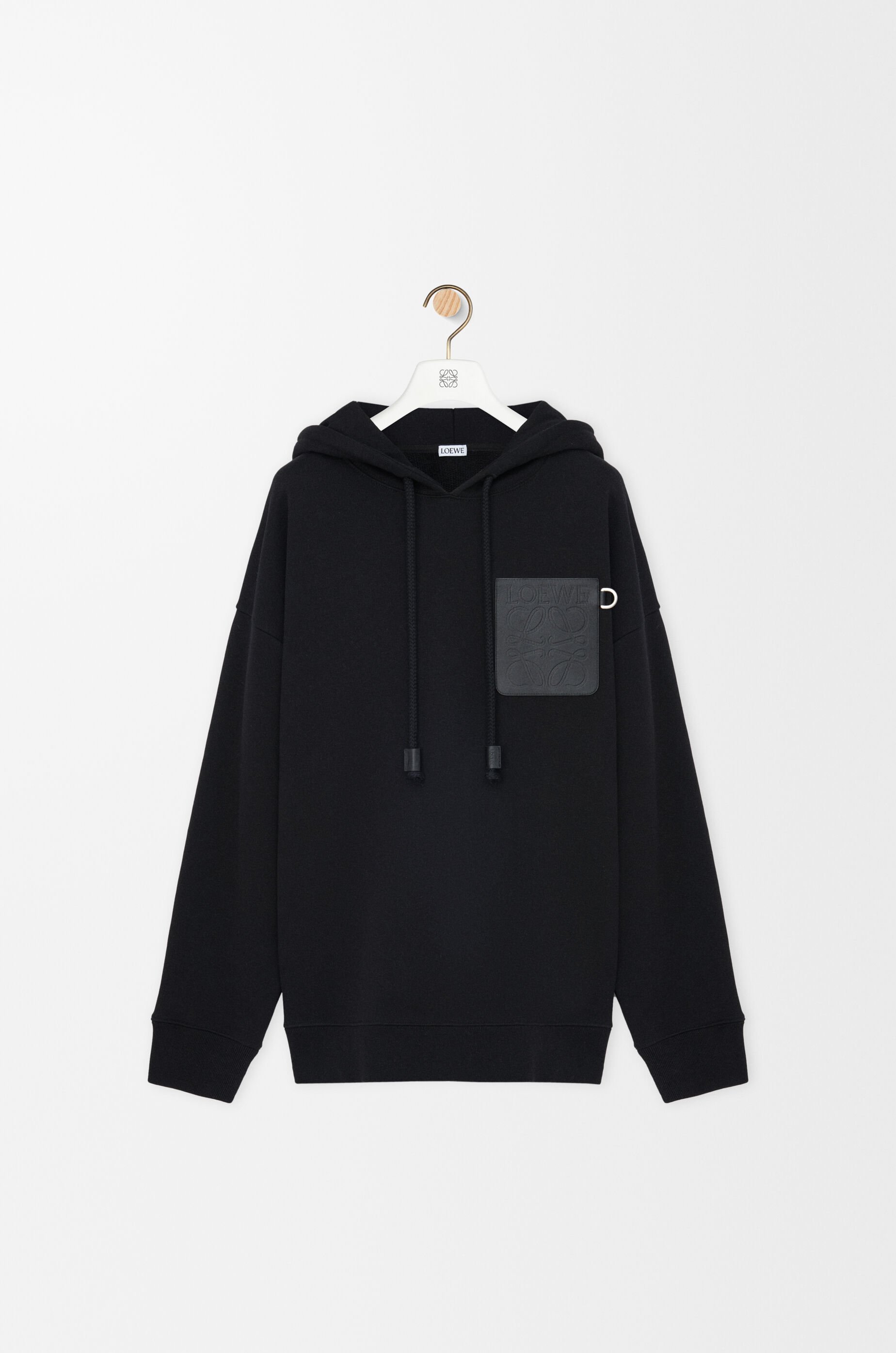【国内発送】 リラックスフィット フーディー（コットン） LOEWE - ブラック トップス