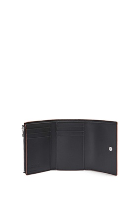 LOEWE Puzzle stitches small vertical wallet in smooth calfskin Black plp_rd
