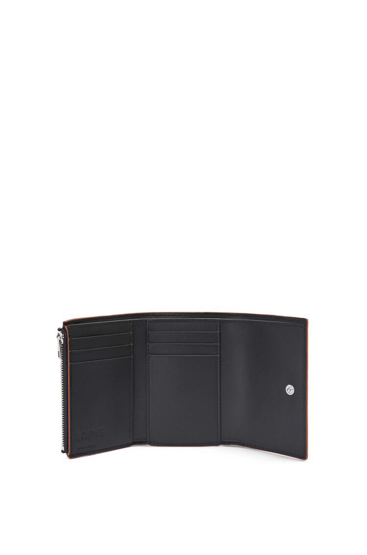 LOEWE Puzzle stitches small vertical wallet in smooth calfskin Black