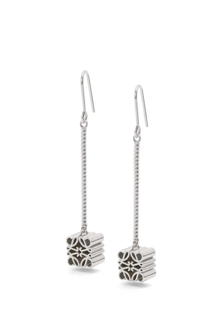 LOEWE Anagram stud earrings in sterling silver Silver