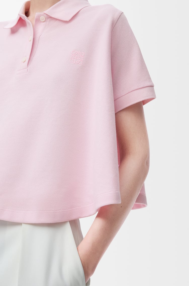 LOEWE トラペーズ ポロ（コットン） ライトピンク