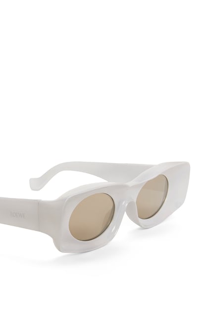 LOEWE Paula's Original Sonnenbrille aus Nylon Holografisch Weiß plp_rd