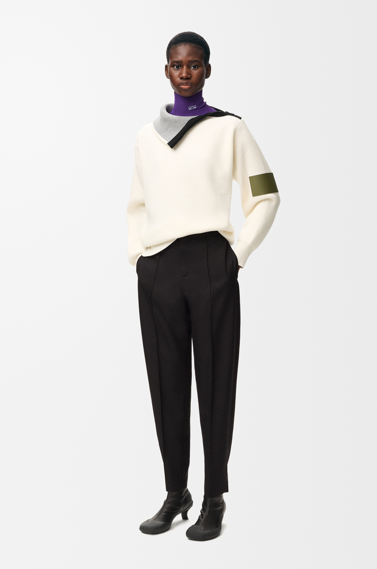 LOEWE Pantalón en lana Negro