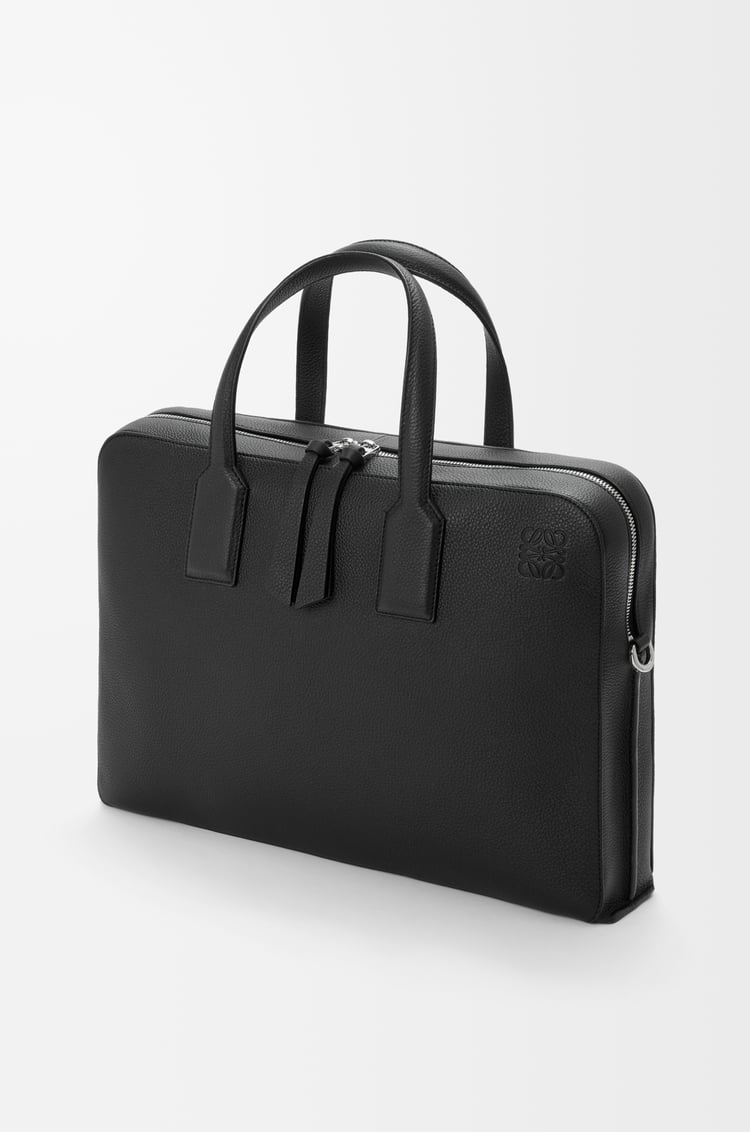 LOEWE Maletín Goya en piel de ternera Negro