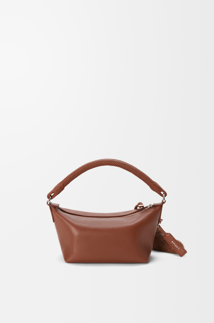 LOEWE Bolso Cala mini en piel napa de cordero suave Pecana