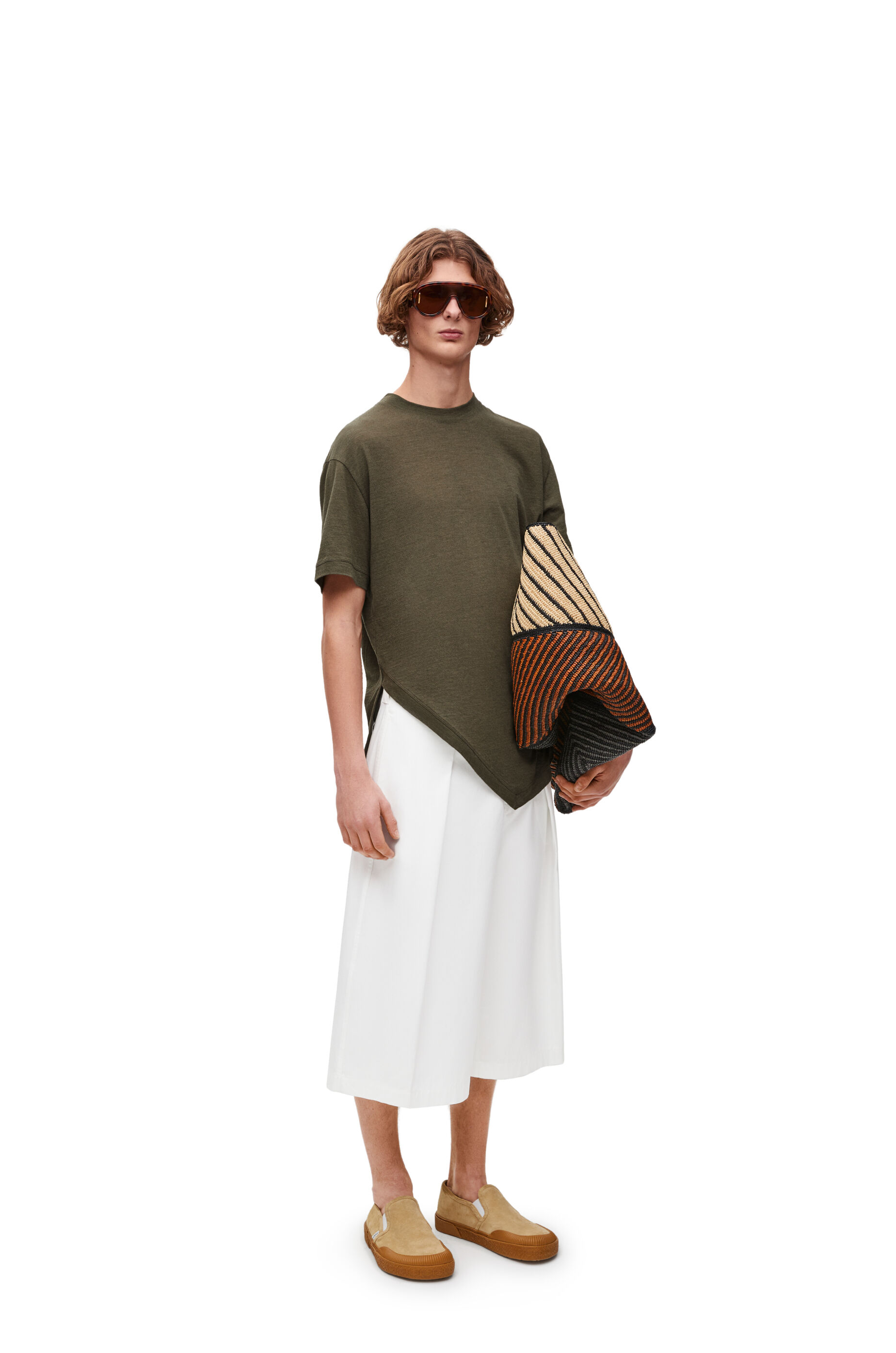 pleated shorts