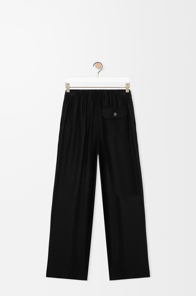 LOEWE Pyjama trousers in silk Black
