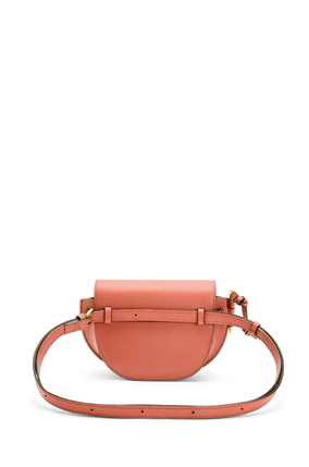 LOEWE Mini Gate dual bag in pebble grain calfskin Pink Tulip plp_rd