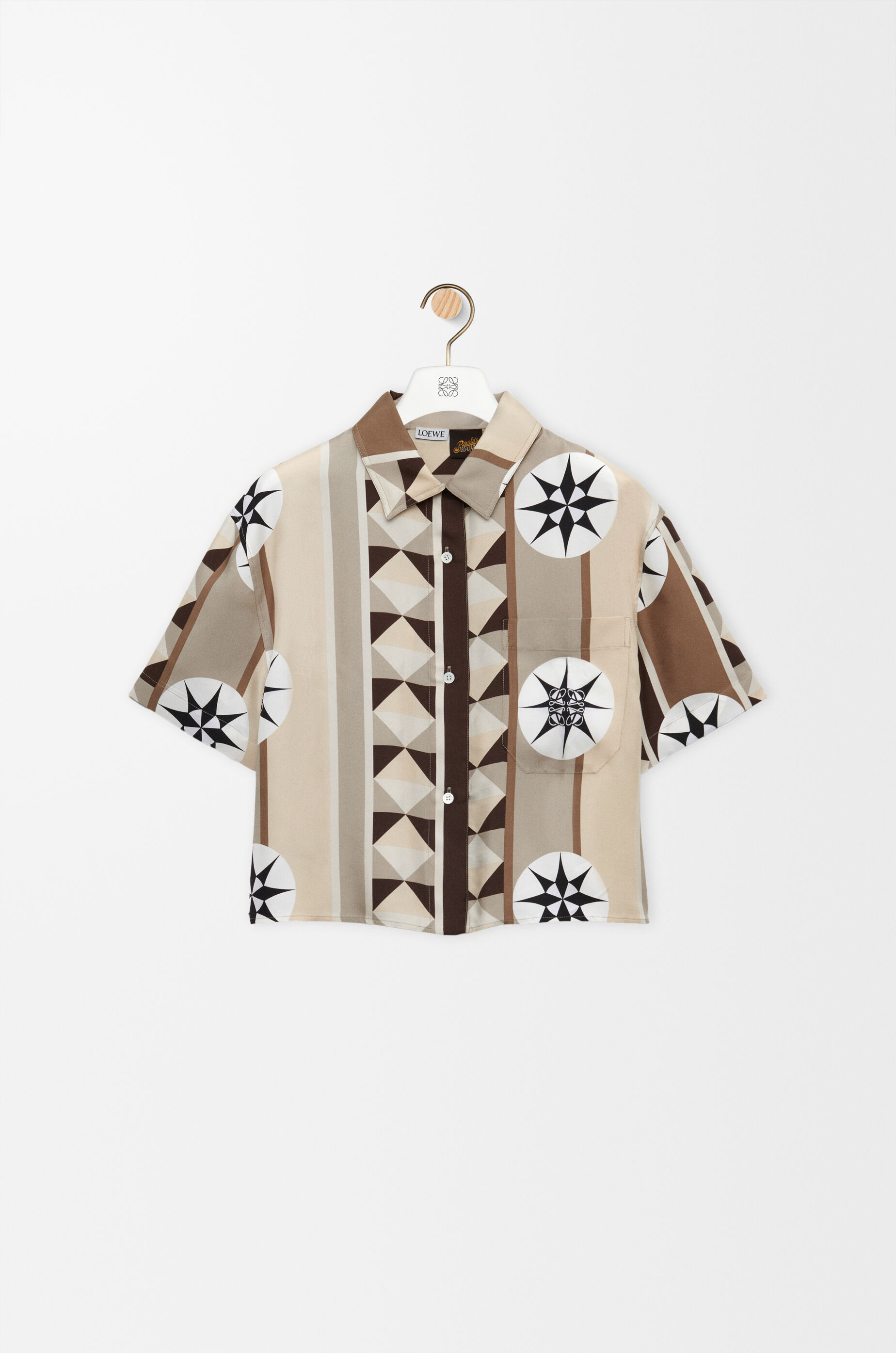 【新発売】 ショートスリーブ LOEWE - マルチカラー シャツ（シルク） Ladywear