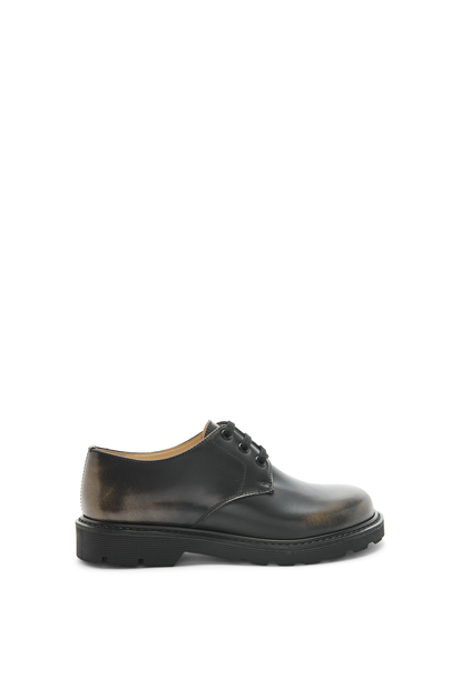 LOEWE Zapato Blaze en piel de ternera con cordones Corrector Medio/Negro