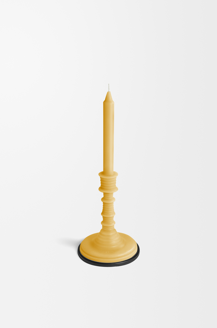LOEWE Candelabro de cera Wasabi Amarillo