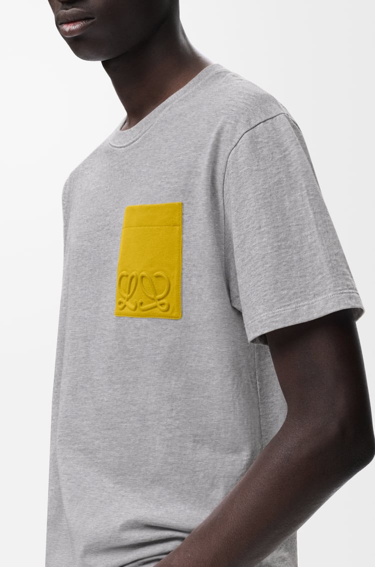 LOEWE T-shirt in cotone vestibilità rilassata Grigio Melange