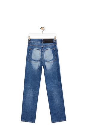 LOEWE Jeans in washed denim Indigo Blue