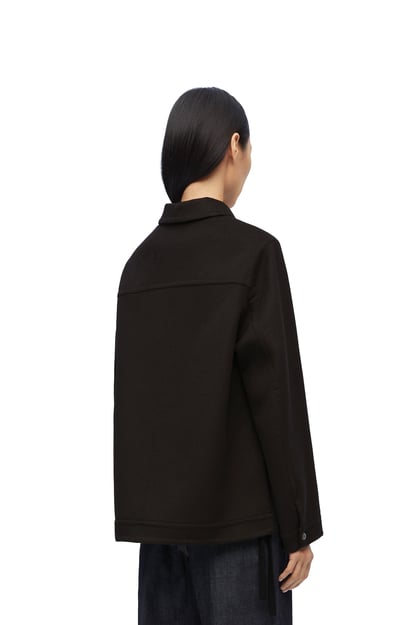 LOEWE Workwear jacket in wool and cashmere Black plp_rd