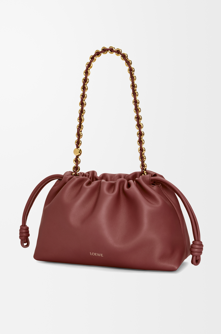 LOEWE Bolso Flamenco Purse mediano en piel napa de cordero Sirope