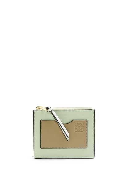 LOEWE Large coin cardholder in soft grained calfskin Spring Jade/Clay Green plp_rd