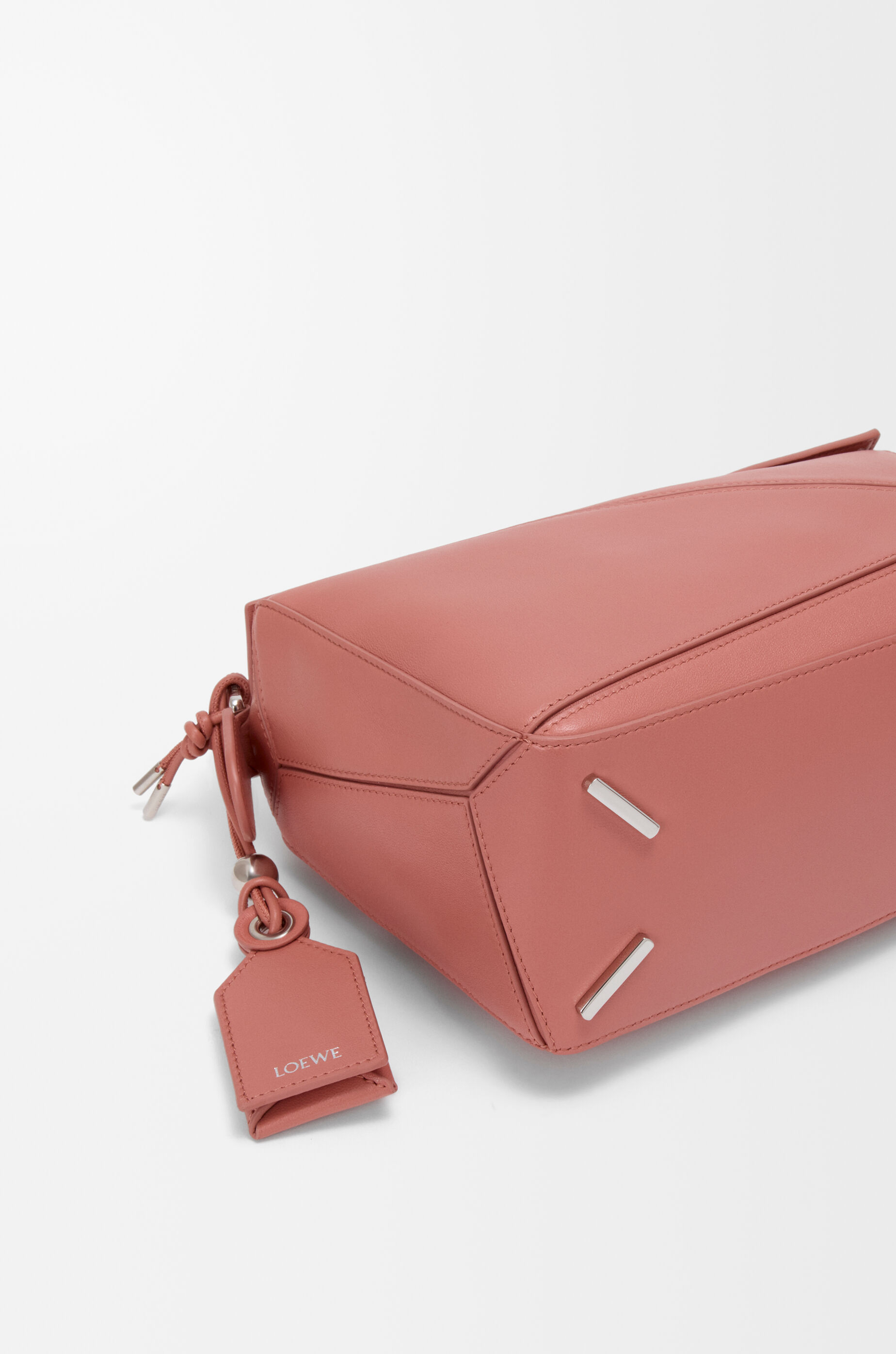 LOEWE Small Featherlight Puzzle bag in nappa lambskin Blush