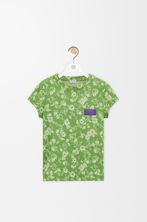 LOEWE Small fit T-shirt in cotton Green