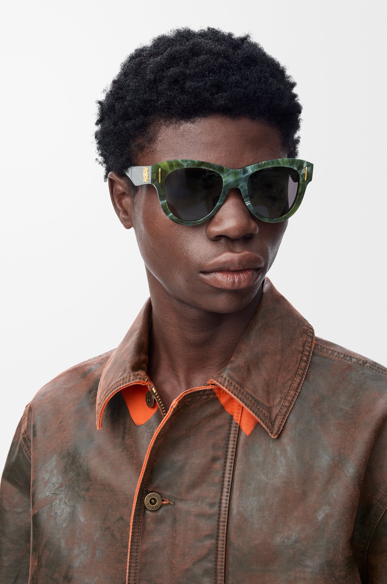 LOEWE Vintage Screen sunglasses Marble Green
