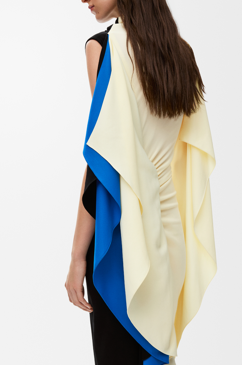 LOEWE Abito in viscosa stretch Nero