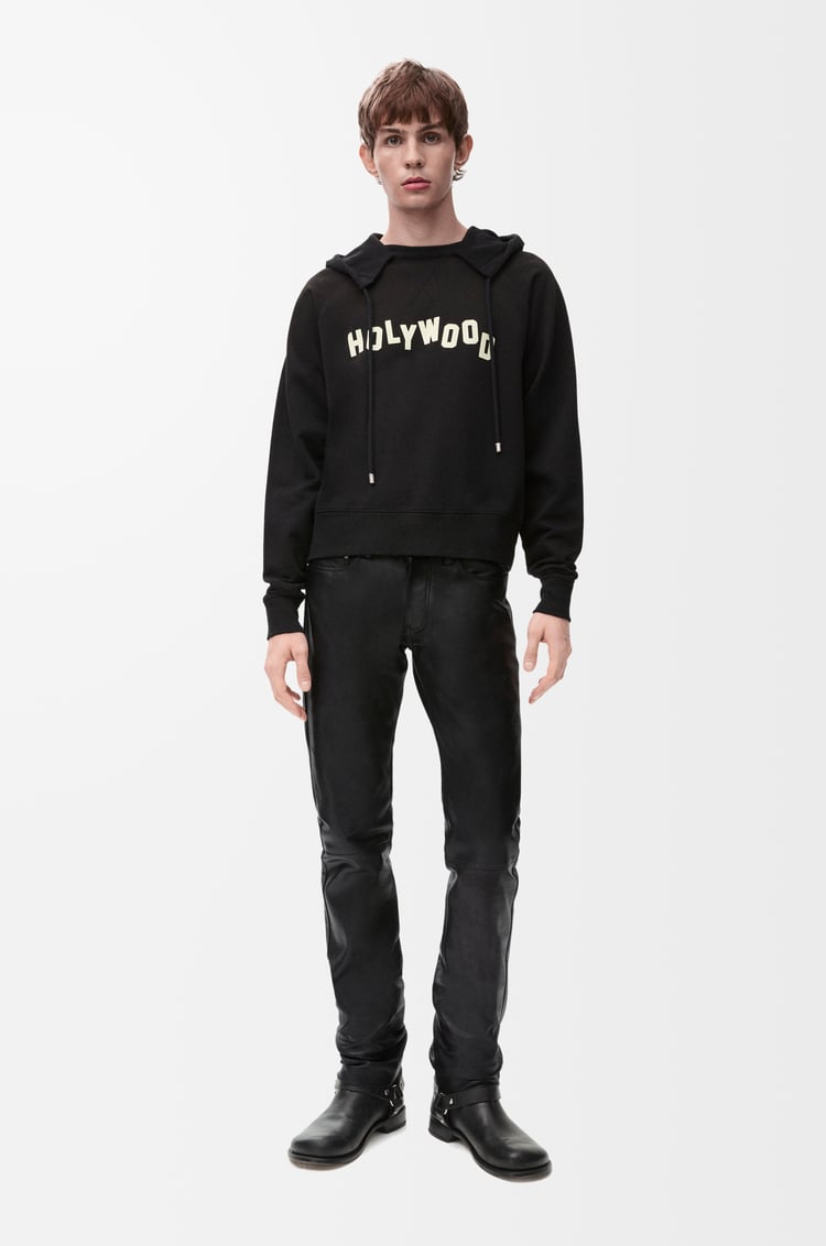 LOEWE フーディー（コットン） ブラック