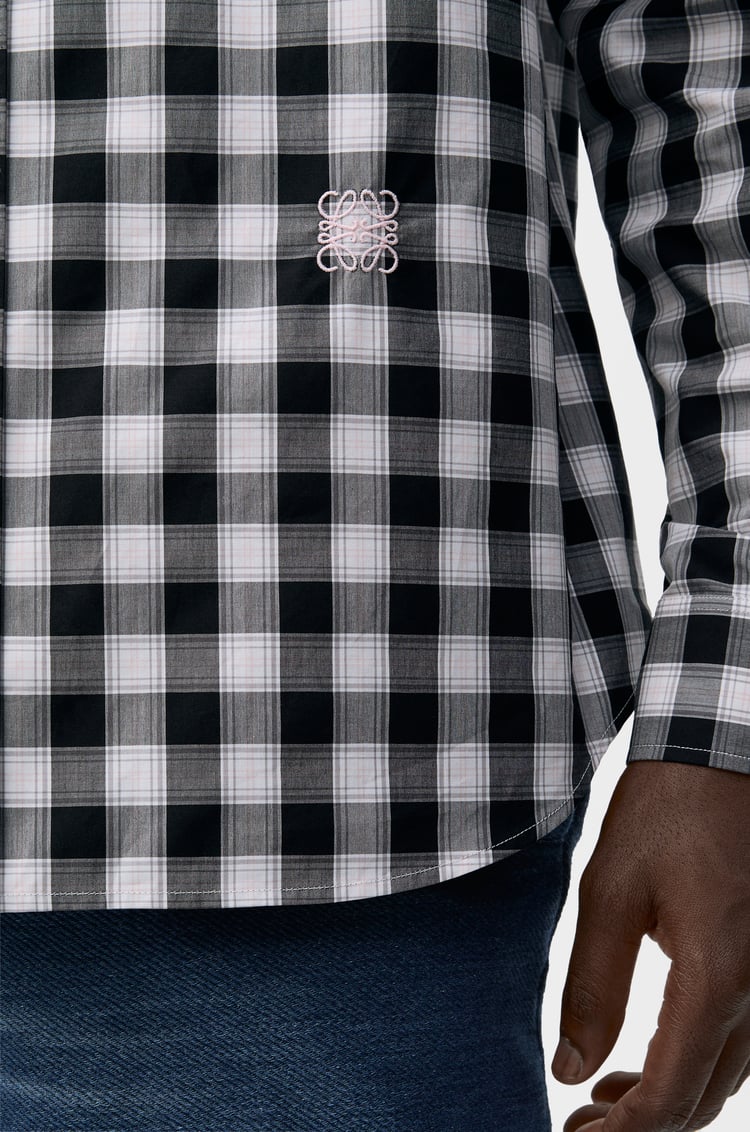 LOEWE Shirt in cotton White/Black