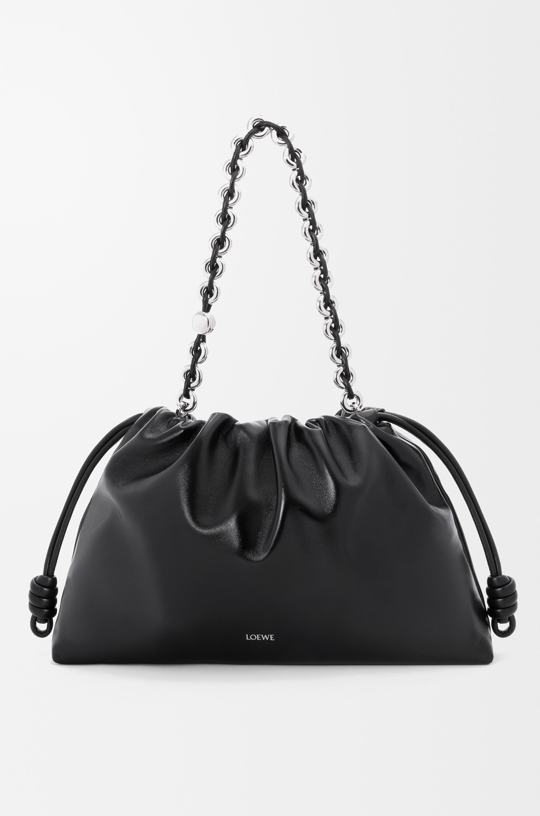 関税込 LOEWE フラメンコパース ラージ フラメンコパース ラージ（メローナパラム） ブラック - LOEWE