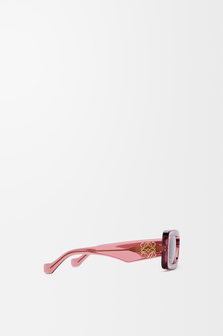 LOEWE Gafas de sol Rectangular Coral Transparente