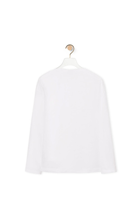 LOEWE Buttoned pullover shirt in linen White plp_rd