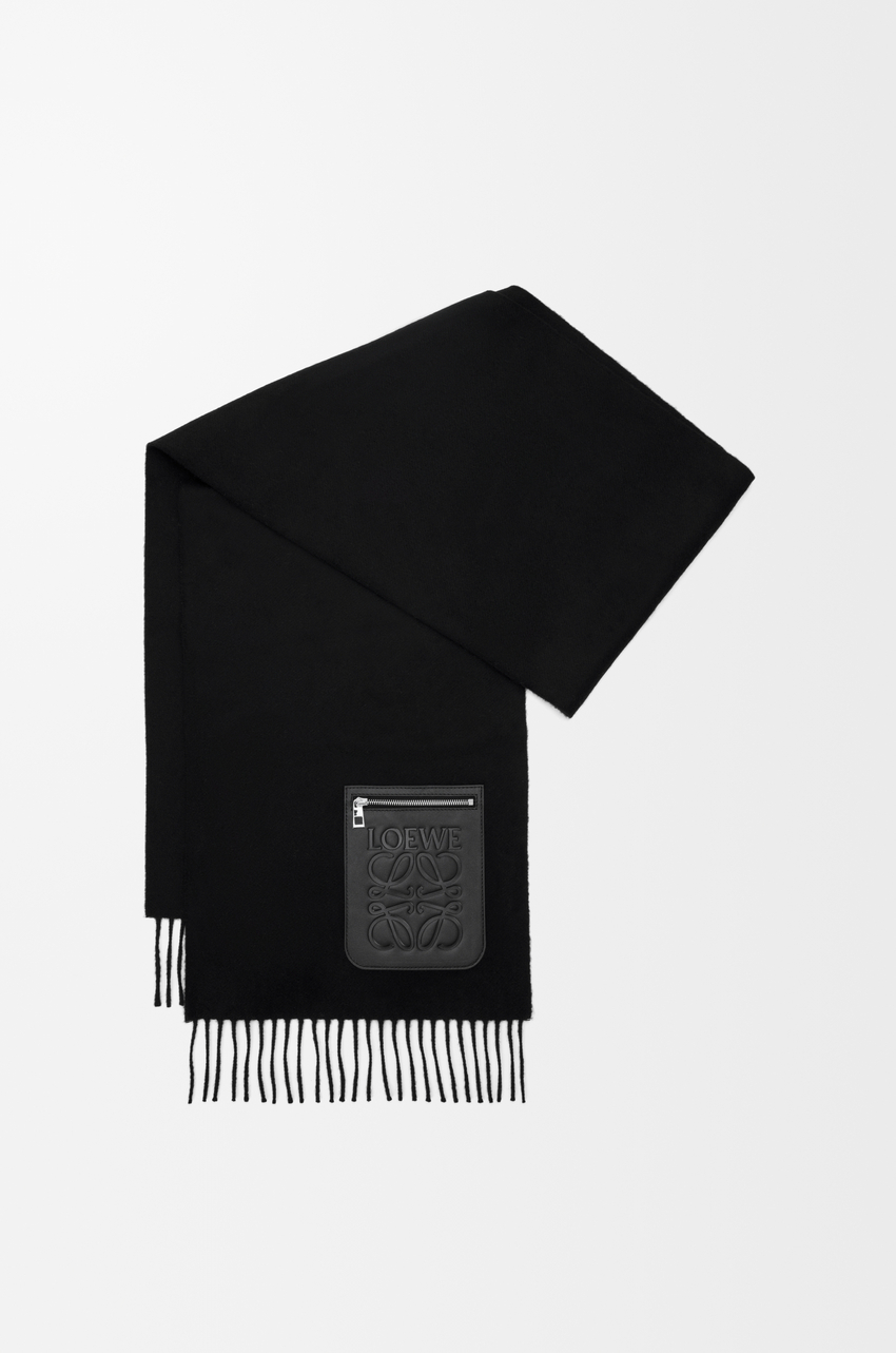 Scarf in wool and cashmere