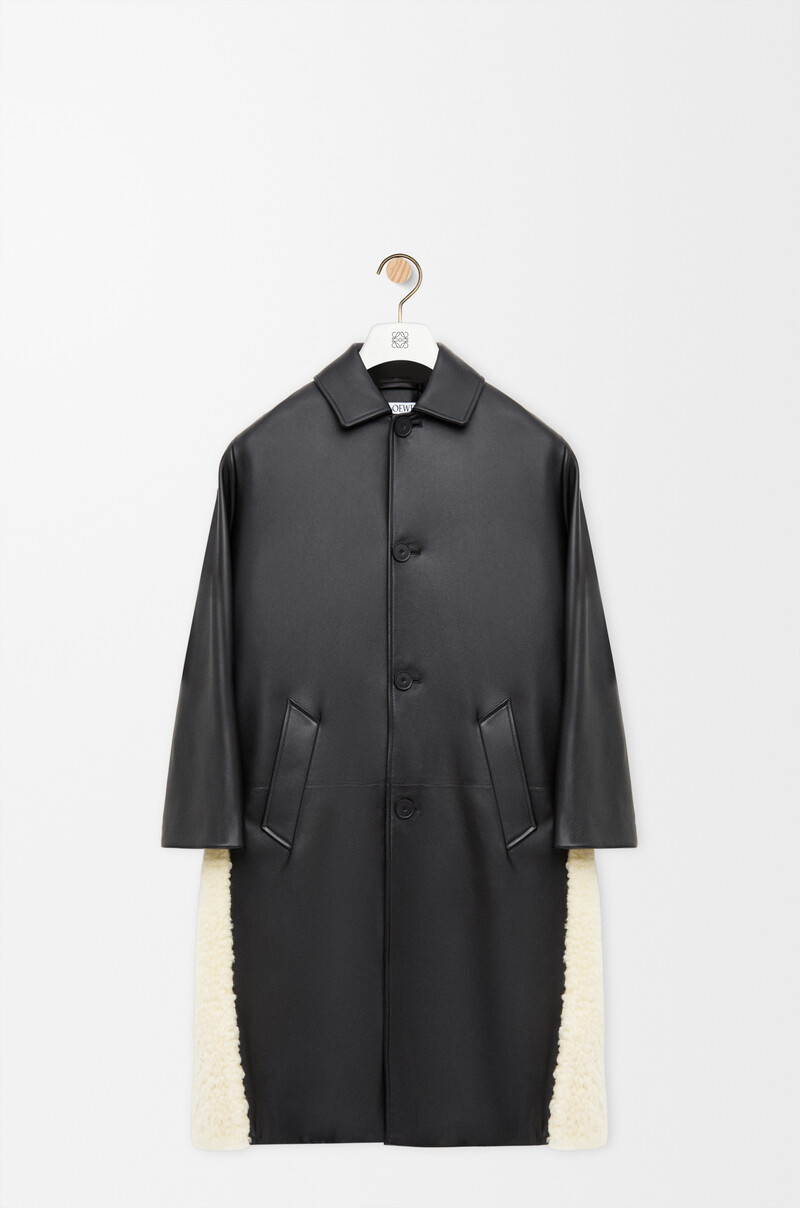 Coat in nappa lambskin by LOEWE