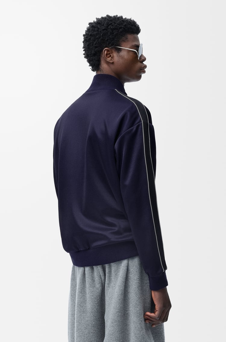 LOEWE Tracksuit jacket in technical jersey Dark Navy