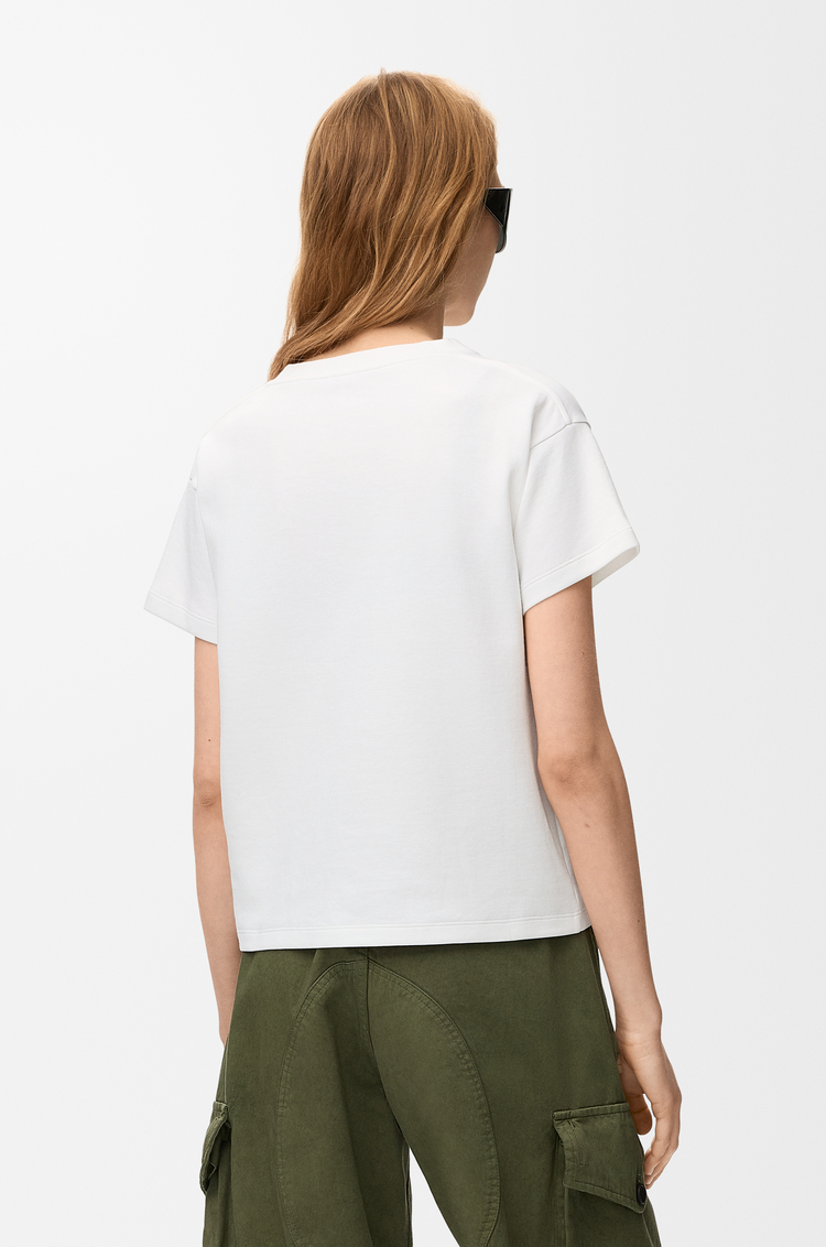 LOEWE Regular fit T-shirt in cotton blend White
