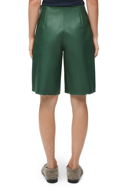 LOEWE Shorts aus Nappaleder Waldgrün plp_rd
