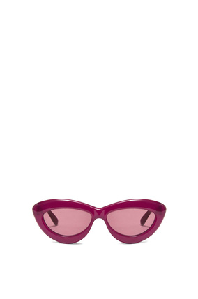 LOEWE Cat's eye sunglasses in acetate Cherry