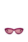 LOEWE Cateye sunglasses in acetate Cherry