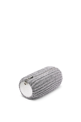 LOEWE Bracelet pouch in textile Silver