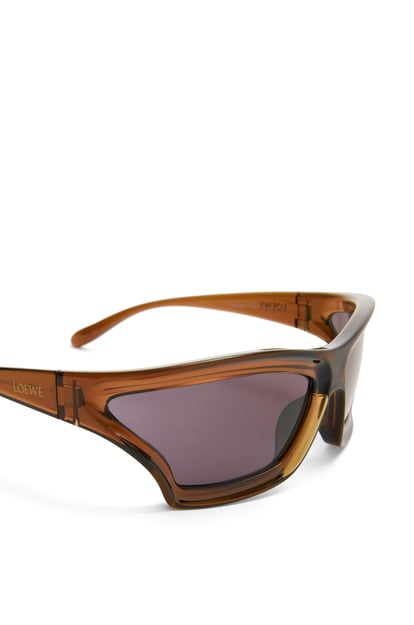 LOEWE Arch Mask sunglasses in nylon Brown (supplier) plp_rd
