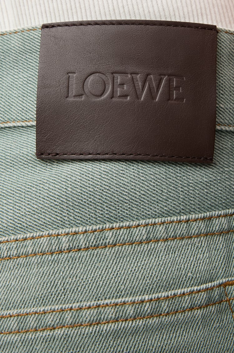 LOEWE Jeans in denim Khaki Green